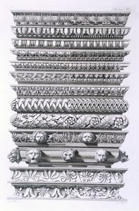 Design for gesimser, 1856 av German School