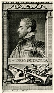 Don Alonso de Ercilla og Zuniga av German School