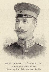 Hertug Ernest Gunther av Schleswig-Holstein av German School