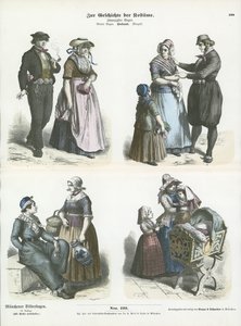 Hollandske kostymer, 1800-tallet av German School