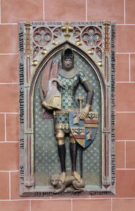 Bilde av Rudolph von Sachsenhausen (polykrom sandstein) av German School