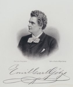 Emil Goetze , tysk operasanger (gravering) av German School