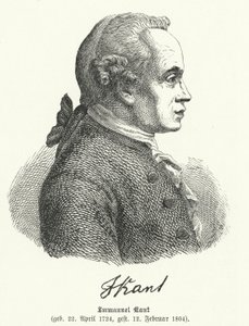 Emmanuel Kant , tysk filosof av German School