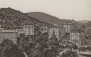 English Church, Royal Villa, Bristol, Villa Theresa (litho) av German School