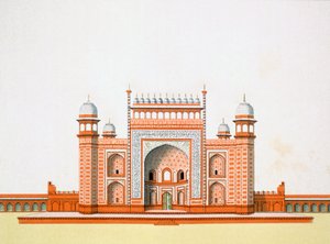Inngang til Taj Mahal av German School
