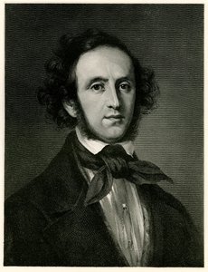 Felix Mendelssohn-Bartholdy, 1884-90 (fototype) av German School