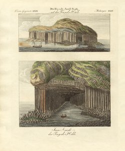 Fingals-grotten på øya Staffa av German School