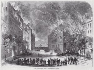 Branner i Rue Royale, Paris kommune av German School
