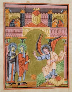 Fol. 33v fra Reichenau School Evangeliary, Codex F. II. 1 av German School