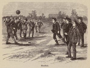 Fotball (gravering) av German School