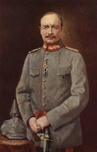 Fredrik Augustus III, siste konge av Sachsen (fargelitografi) av German School