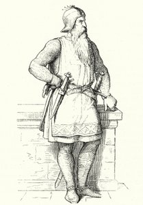 Frederick Barbarossa, konge av Tyskland og Italia og den hellige romerske keiser (gravering) av German School