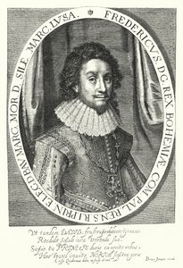 Frederick I, konge av Böhmen, vinterkongen (gravering) av German School