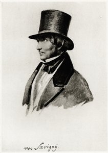 Friedrich Carl von Savigny, 1884-90 av German School
