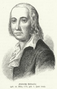 Friedrich Hoelderlin, German poet and philosopher  av German School