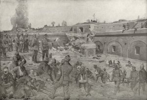 General feltmarskalk von Mackensen besøker Augen Fort of Przemysl av German School