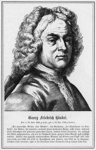 Georg Friedrich Handel (gravering) av German School
