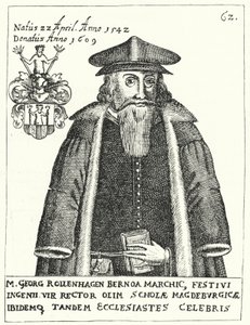Georg Rollenhagen , tysk dramatiker (gravering) av German School