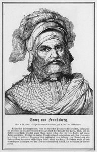 Georg von Frundsberg (gravering) av German School