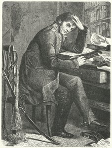 Gerhard von Scharnhorst , tysk general og reformator av den prøyssiske hæren (gravering) av German School