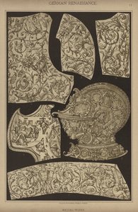 Tysk renessanse, metallarbeid (litho-farge) av German School