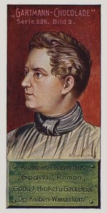 Tyske romantikere: Klemens Brentano (fargelitografi) av German School