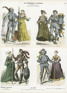 Tyske rustninger og kostymer, 1400- og 1500-tallet