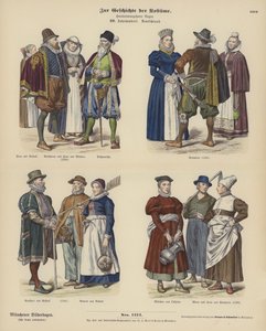 tyske kostymer av German School
