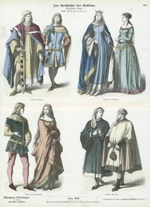 Tyske kostymer, 1300-tallet av German School