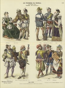 Tyske kostymer, 1500-tallet av German School