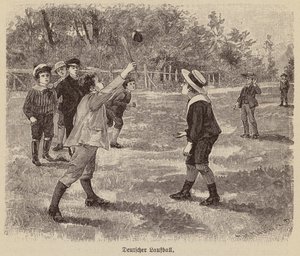 Tysk løpeball (gravering) av German School