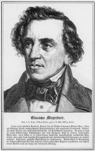 Giacomo Meyerbeer (gravering) av German School