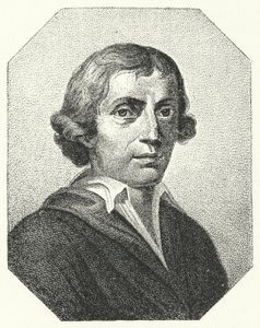 Giuseppe Parini , italiensk satiriker og poet (gravering) av German School