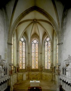 Gotisk kunst: Innvendig utsikt over St. Peter og Paul-katedralen av German School
