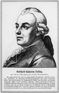 Gotthold Ephraim Lessing (gravering) av German School