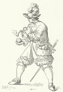 Grenadier med en håndgranat av German School