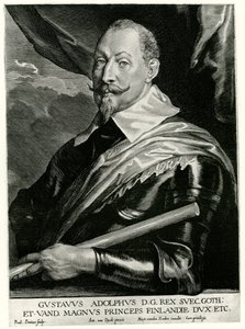 Gustav II Adolf, konge av Sverige av German School