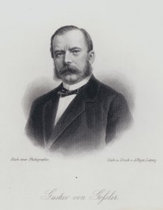 Gustav von Gossler , tysk advokat og administrator (gravering) av German School