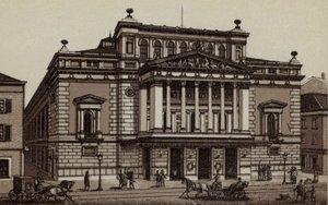 Hamburg: Stadt-Theater, Teatret (litho) av German School
