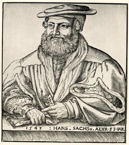 Hans Sachs av German School