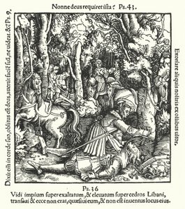 Hans von Hutten drept av Ulrich, hertugen av Württemberg, 1515 av German School