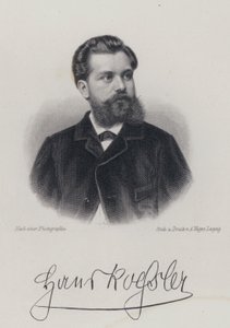 Hans von Koessler , tysk, komponist, dirigent og musikklærer (gravering) av German School