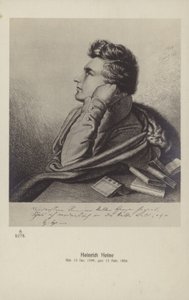 Heinrich Heine (1797–1856), tysk poet (litografi) av German School