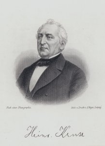 Heinrich Kruse , tysk dramatiker og publicist (gravering) av German School
