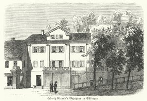 Home of German poet, philologist and literary historian Ludwig Uhland, Tubigen  av German School