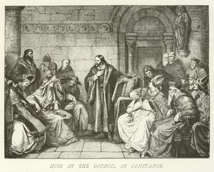 Huss ved Constance of Constance av German School