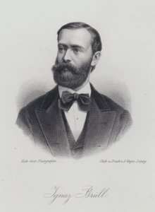 Ignaz Brull , moraviskfødt østerriksk pianist og komponist (gravering) av German School
