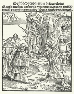 Illustrasjon fra et verk av Jakob Wimpfeling (gravering) av German School