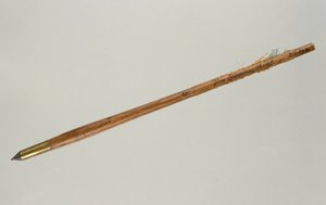 Individuell armbrøstbolt tilhørende prins Otto von Hesse, 1615 (tre) (se også 312140-312142) av German School