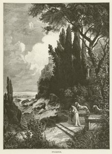 Iphigenia (gravering) av German School